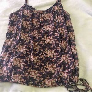Floral purple tank top by Kirra